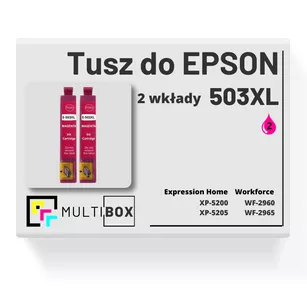 Tusz do EPSON 503XL T09R3 C13T09R34010 2-pak magenta zamiennik Multibox