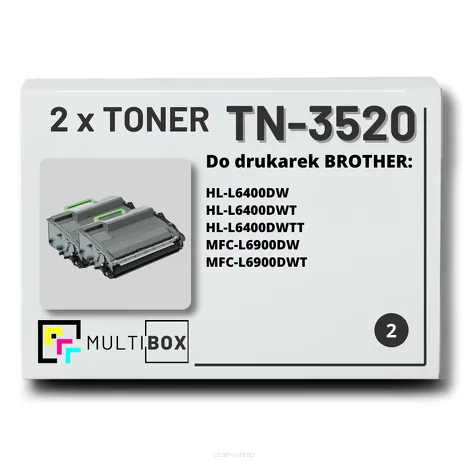 Toner do BROTHER TN-3520 2-pak Multibox zamiennik