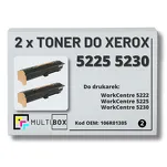 2-PAK Multibox Toner do XEROX 5225 5230 106R01305 30K zamiennik - 2