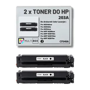 Toner do HP 203A 2-pak BLACK CF540A zamiennik Multibox