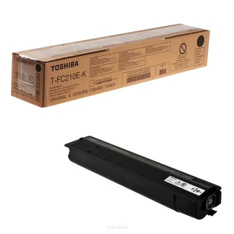 TOSHIBA toner T-FC210EK czarny oryginalny 6AJ00000162 6AJ00000269 38400 stron.