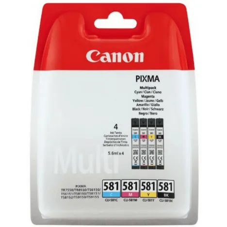 Canon Tusz CLI581 2103C004 oryginalny black / cyan / magenta / yellow 4-pak