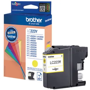 BROTHER tusz LC-223Y oryginalny żółty 550 stron