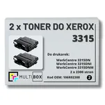 2-PAK Multibox Toner do XEROX 3315 106R02308 2.3K zamiennik - 2