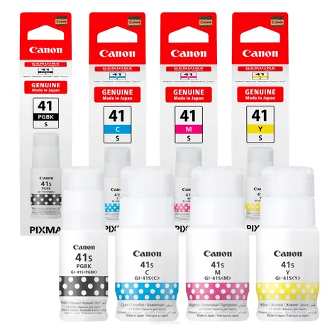 CANON tusz GI41S oryginalny black / cyan / magenta / yellow 4-pak 70ml + 3x40ml