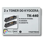 2-PAK Multibox Toner do KYOCERA TK440 1T02F70EU0 FS6950 2x15.0K zamiennik - 2