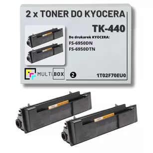 2-pak Toner do KYOCERA TK440 1T02F70EU0 FS6950 2x15.0K Multibox zamiennik