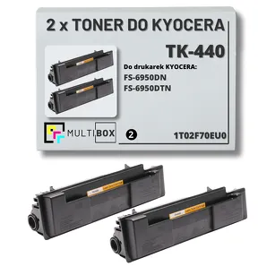 2-PAK Multibox Toner do KYOCERA TK440 1T02F70EU0 FS6950 2x15.0K zamiennik