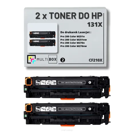 Toner do HP 131X 2-pak BLACK CF210X zamiennik Multibox