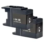 BROTHER tusz LC1280XLBKBP2 oryginalny czarny 2-pak 2x2400 stron - 2