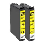 2-PAK Multibox Tusz do EPSON 502XL T02W4 C13T02W44010 yellow zamiennik - 2