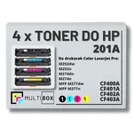 4-PAK Multibox Toner do HP 201A CMYK CF400A CF401A CF402A CF403A zamiennik - 2