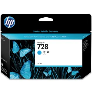 HP 728 tusz F9J67A oryginalny cyan