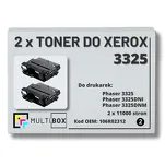 2-PAK Multibox Toner do XEROX 3325 106R02312 11K zamiennik - 2