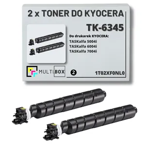 2-PAK Multibox Toner do KYOCERA TK6345 1T02XF0NL0 TASKALFA 5004i 6004i 7004i 2x40.0K zamiennik