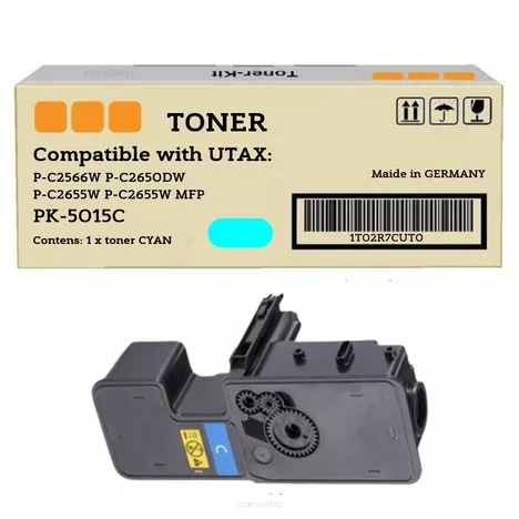 Toner do UTAX PK5015C 1T02R7CUT0 cyan zamiennik 3.0K