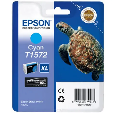 Epson tusz T1572 C13T15724010 oryginalny cyan