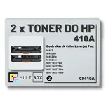 2-PAK Multibox Toner do HP 410A BLACK CF410A zamiennik - 2