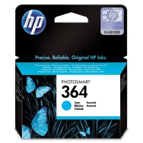 HP 364 tusz CB318EE oryginalny cyan