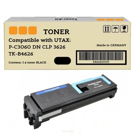 Toner 4462610115 do UTAX CLP4626 PC3060 DN CLP 3626 CLP 3630 czarny zamiennik 12000 stron