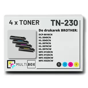 Toner do BROTHER TN230 4-pak CMYK Multibox zamiennik