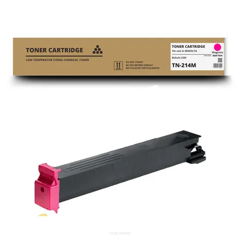 Toner do KONICA MINOLTA TN214M Bizhub C200 A0D7354 Magenta Zamiennik