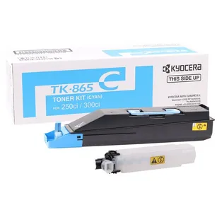 KYOCERA toner TK-865C 1T02JZCEU0 niebieski oryginalny 12000 stron