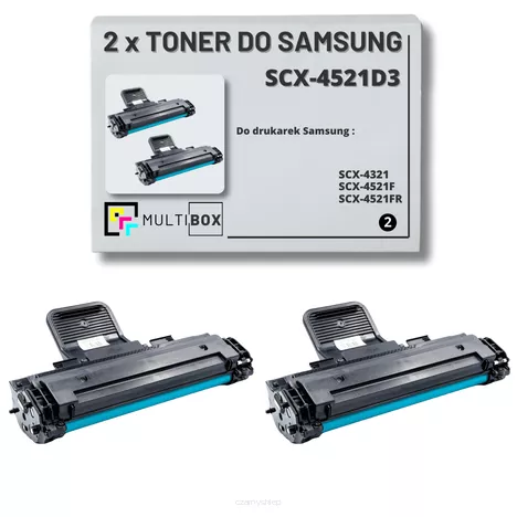 2-pak Toner do SAMSUNG SCX4521 SCX-4521D3 3K Multibox Zamiennik