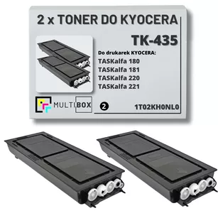 2-pak Toner do KYOCERA TK435 1T02KH0NL0 TASKALFA 180 220 2x15.0K Multibox zamiennik