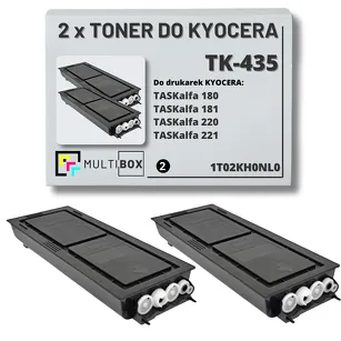 2-PAK Multibox Toner do KYOCERA TK435 1T02KH0NL0 TASKALFA 180 220 2x15.0K zamiennik