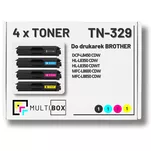 Toner do BROTHER TN329 4-pak CMYK Multibox zamiennik - 2