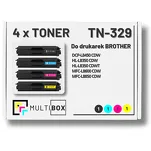 4-PAK Multibox Toner do BROTHER TN329 CMYK zamiennik - 2