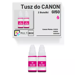 Tusz do CANON GI50M 2-pak magenta zamiennik Multibox