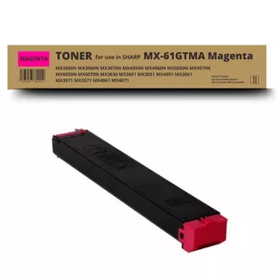 Toner do Sharp MX60GTMA MX61GTMA MX3050 MX3060 MX3070 MX4050 Magenta zamiennik