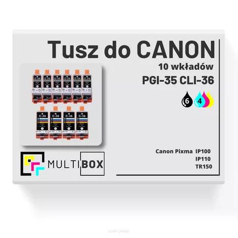 Tusz do CANON PGI35 CLI36 10-pak black / color zamiennik Multibox