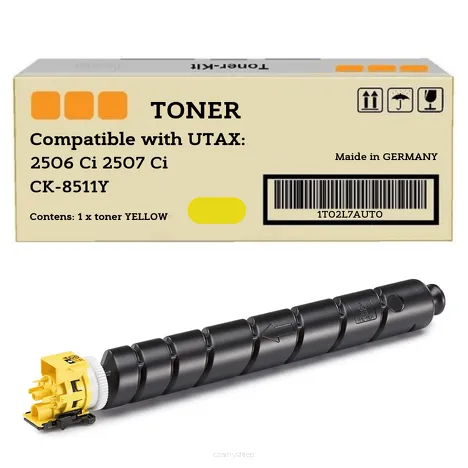 Toner 1T02L7AUT0 do UTAX CK8511Y 2506 Ci 2507 Ci yellow zamiennik 12000 stron