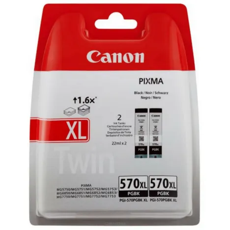 Canon Tusz PGI570PGBK XL 0318C007 oryginalny black 2-pak