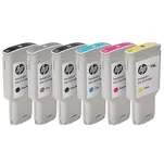 HP 730 tusz P2V70A oryginalny yellow  - 2