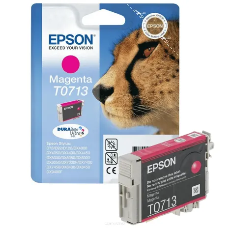 Epson tusz T0713 C13T07134012 oryginalny magenta