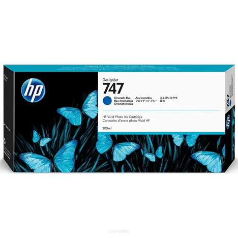 HP 747 tusz P2V85A oryginalny chromatic blue