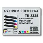 4-PAK Multibox Toner do KYOCERA TK8325 TASKALFA 2551 18,0K/3x12,0K CMYK zamiennik - 2
