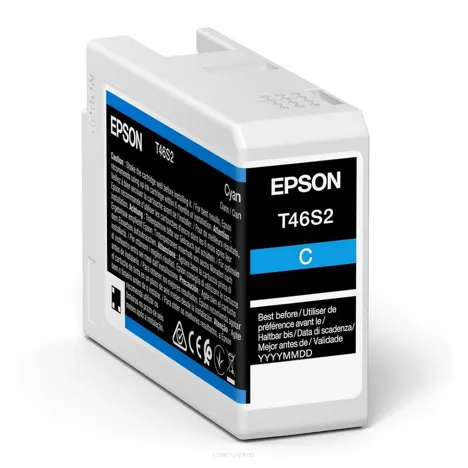 Epson tusz T46S2 C13T46S200 oryginalny cyan