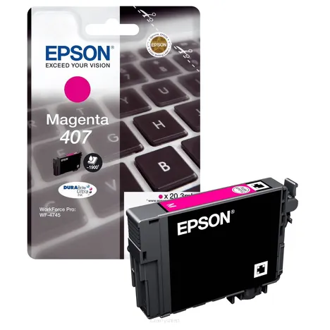 Epson tusz 407 T07U3 C13T07U340 oryginalny magenta