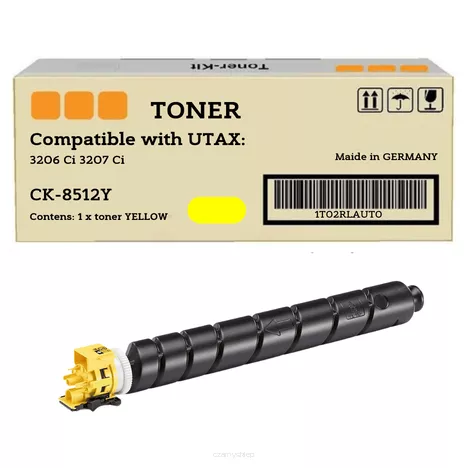 Toner do UTAX CK8512Y 1T02RLAUT0 yellow zamiennik 15.0K