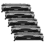 5-PAK Multibox Toner do HP CE505X 05X P2050 P2055 zamiennik - 2