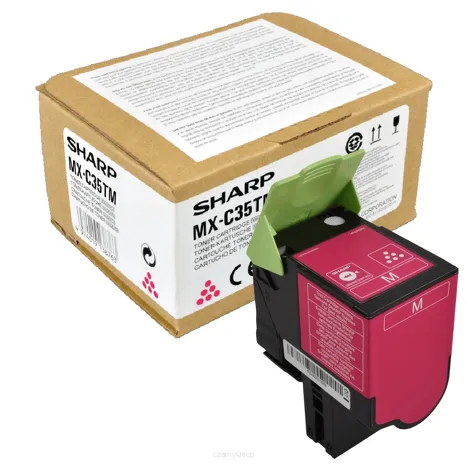SHARP toner MXC35TM oryginalny magenta 6000 stron