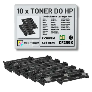 10-PAK Multibox Toner do HP CF259X 59X LaserJet Pro M304 M404 M428 zamiennik Z CHIPEM