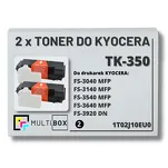 2-PAK Multibox Toner do KYOCERA TK350 1T02J10EU0 FS3920 2x15.0K zamiennik - 2