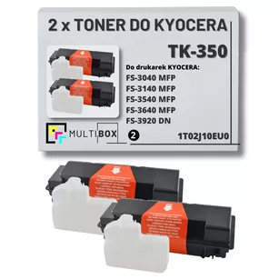 2-pak Toner do KYOCERA TK350 1T02J10EU0 FS3920 2x15.0K Multibox zamiennik