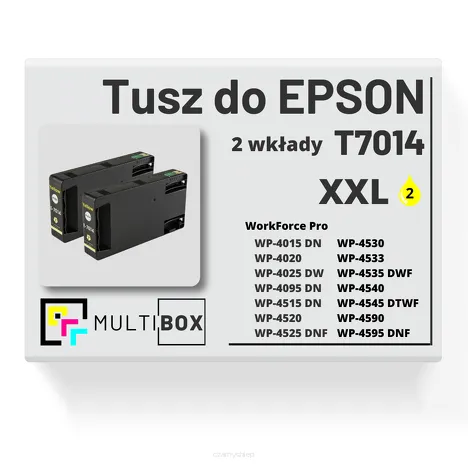 Tusz do EPSON T7014 XXL C13T70414010 2-pak yellow zamiennik Multibox